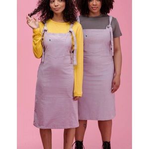 Lucy & Yak Corduroy Dungaree Dress